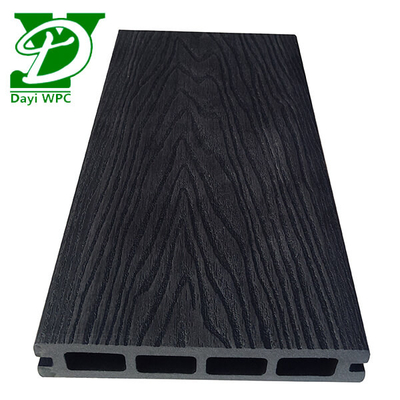 Décoration creuse en bois plastique composite imperméable à l'eau moderne