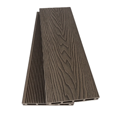 Décoration composite à noyau creux de qualité supérieure Décoration composite en bois en relief en plastique