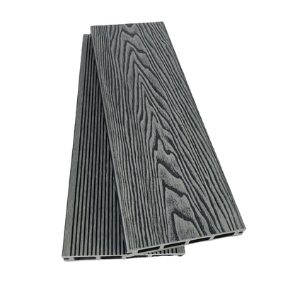 Décoration composite à noyau creux de qualité supérieure Décoration composite en bois en relief en plastique