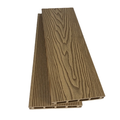 Décoration composite à noyau creux de qualité supérieure Décoration composite en bois en relief en plastique