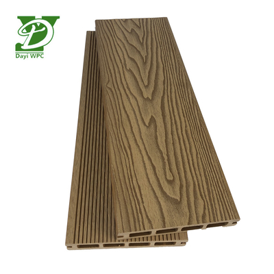 Couleur personnalisée Decking composite creux moderne Capacité durable