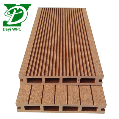 Anti-corrosion WPC Teak Deck creux et résistant à l'abrasion