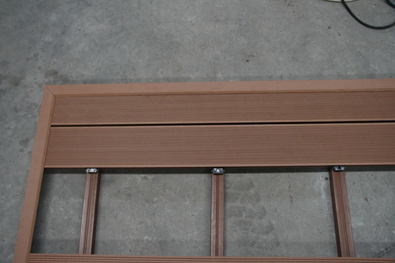 Anti-corrosion WPC Teak Deck creux et résistant à l'abrasion