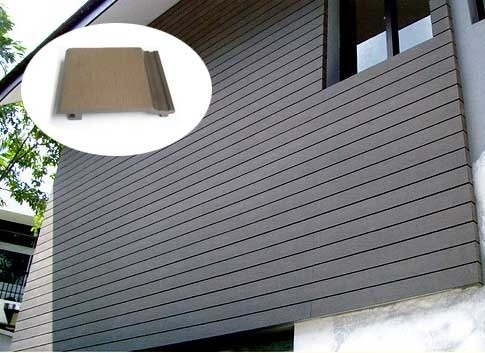 Le revêtement de façade en WPC de haute durabilité TN-12A pour le mur extérieur moderne
