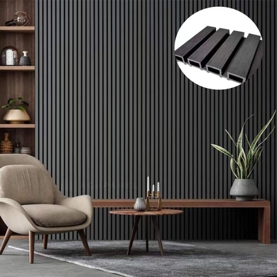 Le revêtement en plastique en laiton écologique sur mesure 219x26 mm pour les murs extérieurs modernes