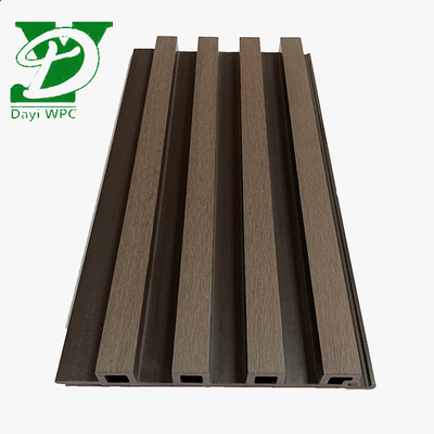 Panneau mural composite en bois plastique décoratif revêtement de façade Wpc 219x26mm