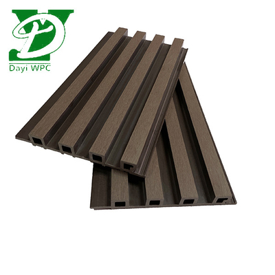 Panneau mural composite en bois plastique décoratif revêtement de façade Wpc 219x26mm