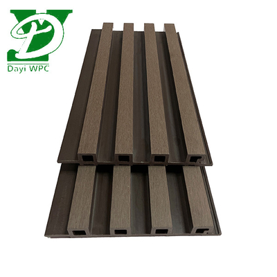 Panneau mural composite en bois plastique décoratif revêtement de façade Wpc 219x26mm