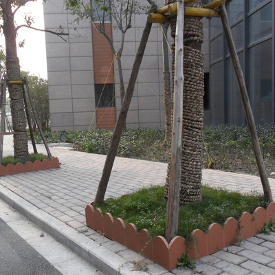 Clôture de jardin en WPC imperméable à la mode pour la confidentialité et la définition