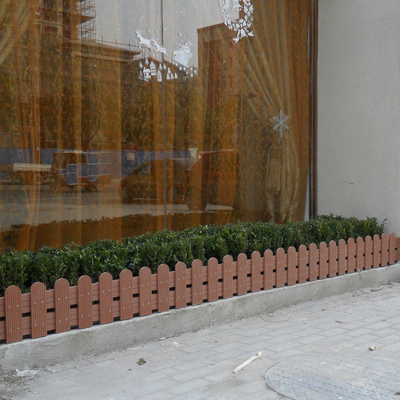 Clôture de jardin en WPC imperméable à la mode pour la confidentialité et la définition