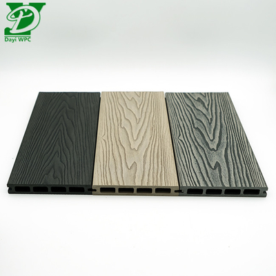 Décoration en WPC composite résistant aux moisissures avec une surface antidérapante à protection UV