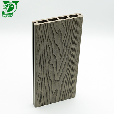 Décoration en composite creux durable avec grains en relief profond