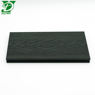 Décoration extérieure en WPC creuse en 3D en relief profond 140mx23mmx2900mm Taille