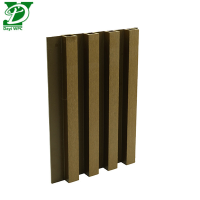 Revêtement mural extérieur en composite bois-plastique (WPC) pour surface en creux, résistant aux UV et à l'humidité