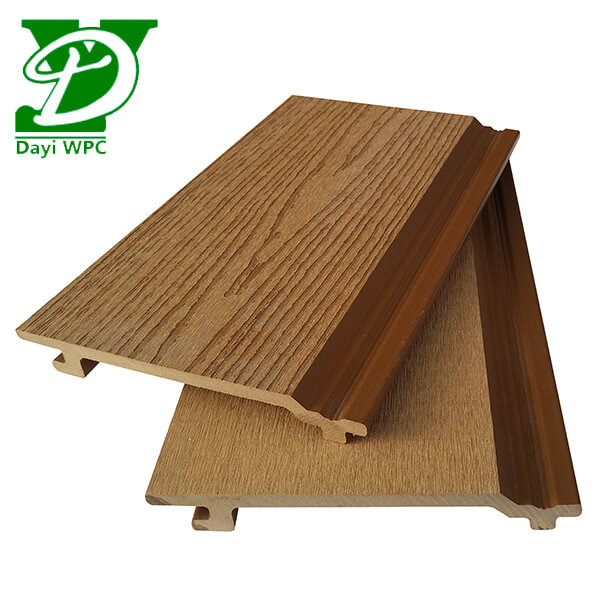 156*21 mm revêtement en WPC à la traînée durable pour la décoration extérieure